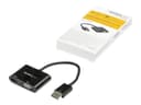 StarTech.com DP2VGAHD20 DisplayPort to HDMI 4K 60Hz or VGA 1080p Adapter 23.2cm Black thumbnail 4