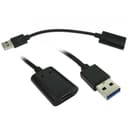 CablesDirect USB3C-951REV USB Cable, USB 3.2, Gen 2, 3.1 Gen 2, USB A, USB C, Black thumbnail 1