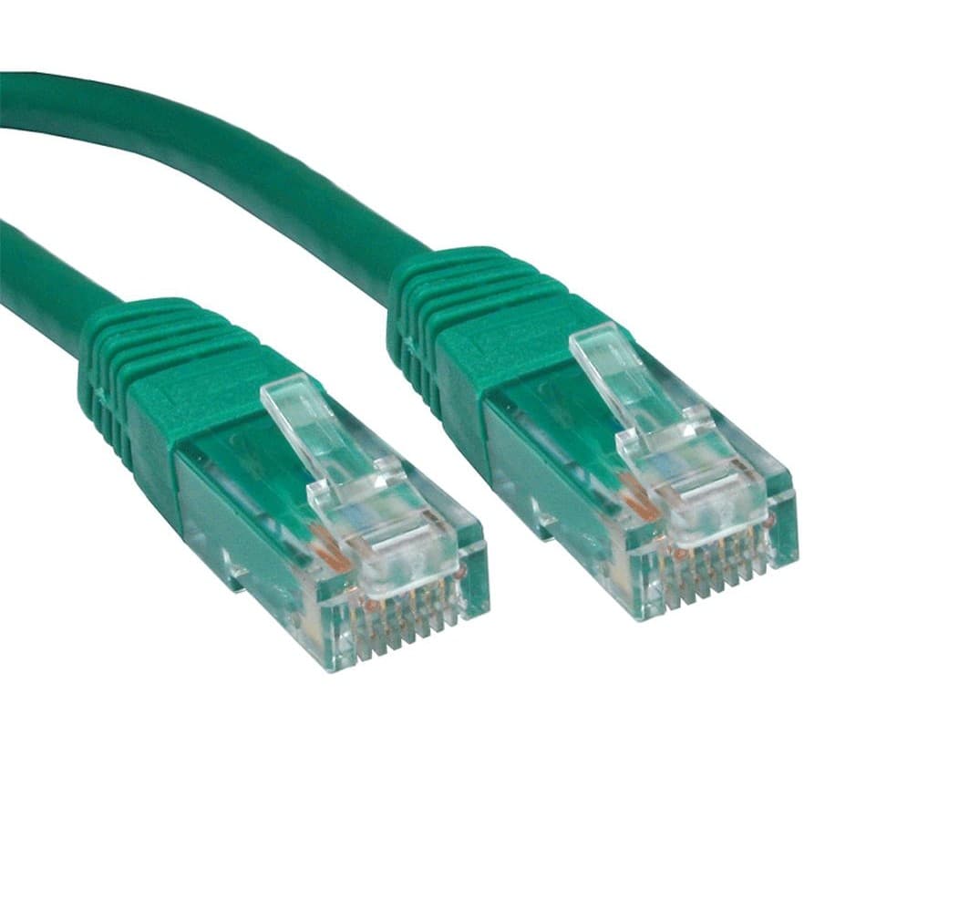 Microconnect 7.5 meter Cat6 UTP PVC Network Cable, RJ45 Male Connectors - Green