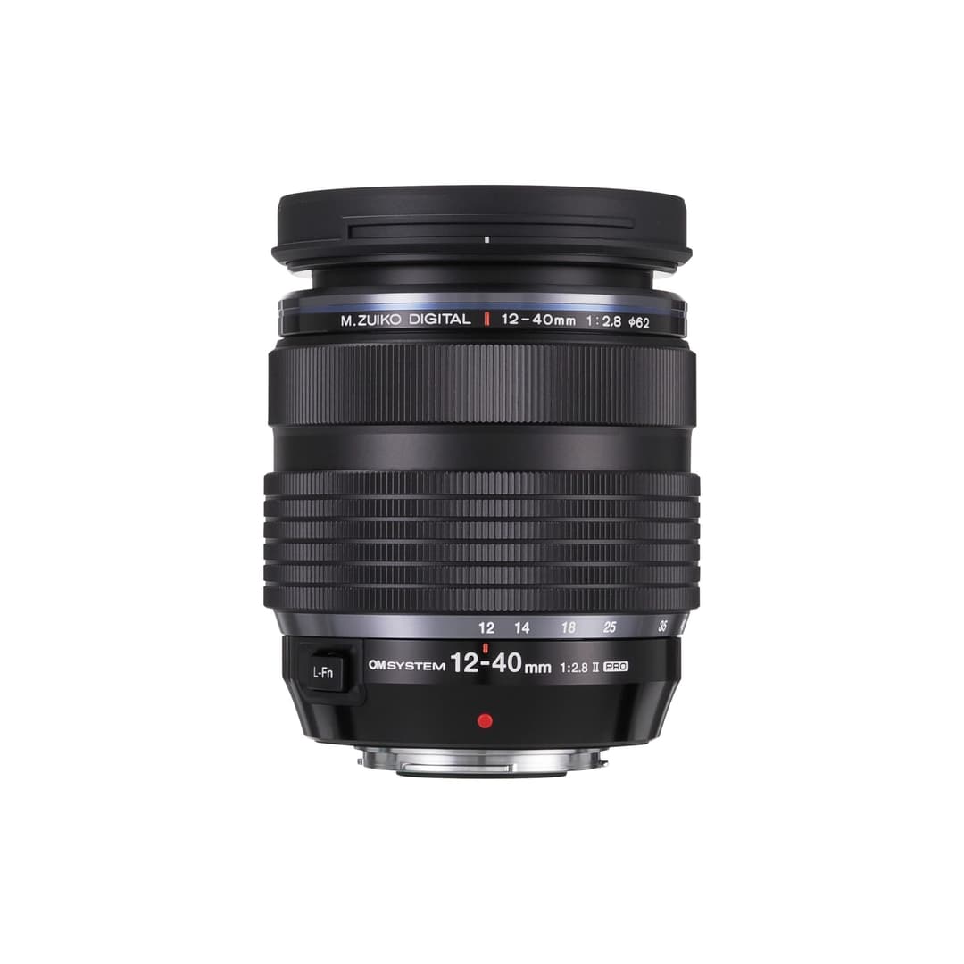OM SYSTEM M.Zuiko Digital ED 12-40mm F2.8 II PRO Micro Four Thirds Zoom Lens - Black - Image 1