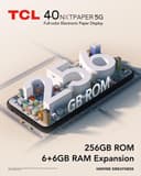 TCL 40 NXTPAPER 5G 256GB 6GB RAM Starlight Black thumbnail 3