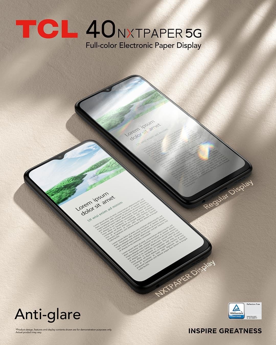 TCL 40 NXTPAPER 5G 256GB 6GB RAM Starlight Black - Image 4
