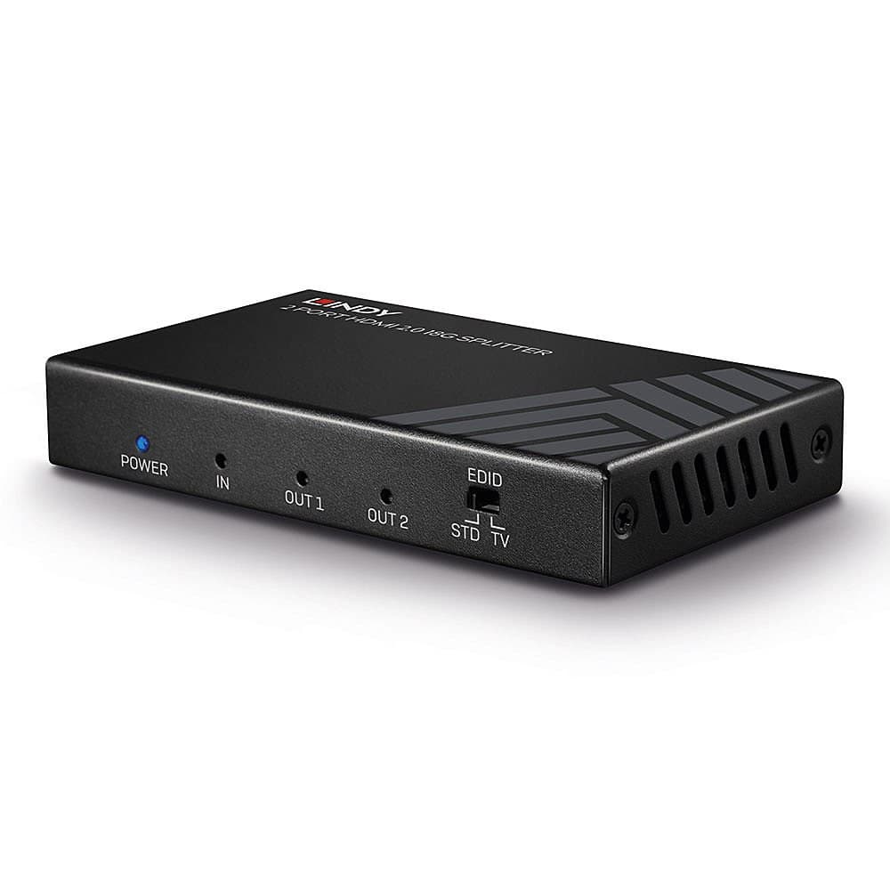 Lindy 2 Port HDMI 2.0 18G Splitter - Image 2