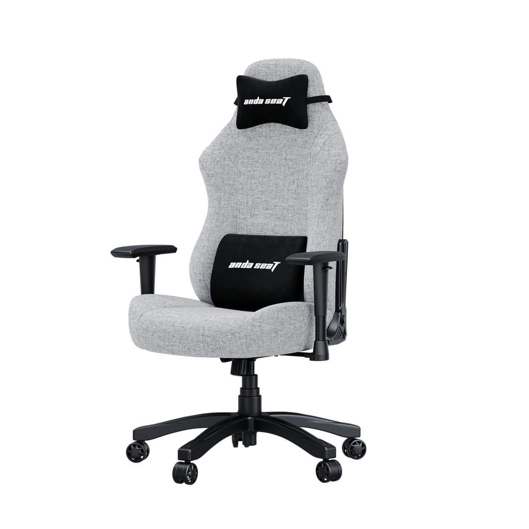 Anda seat Luna Large Ergo Office Gaming Chair - Grey Fab - Image 2