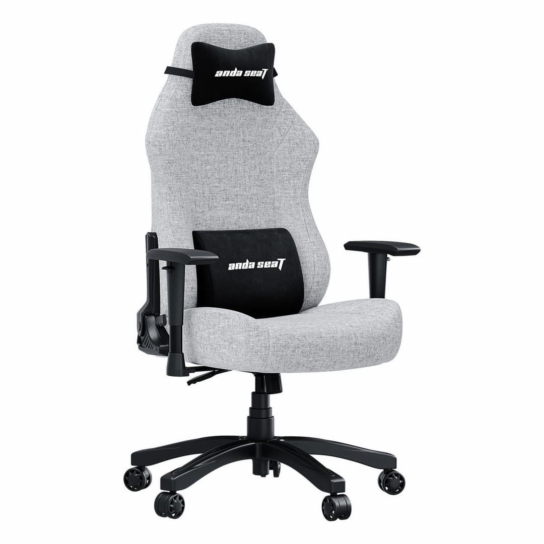 Anda seat Luna Large Ergo Office Gaming Chair - Grey Fab - Image 7