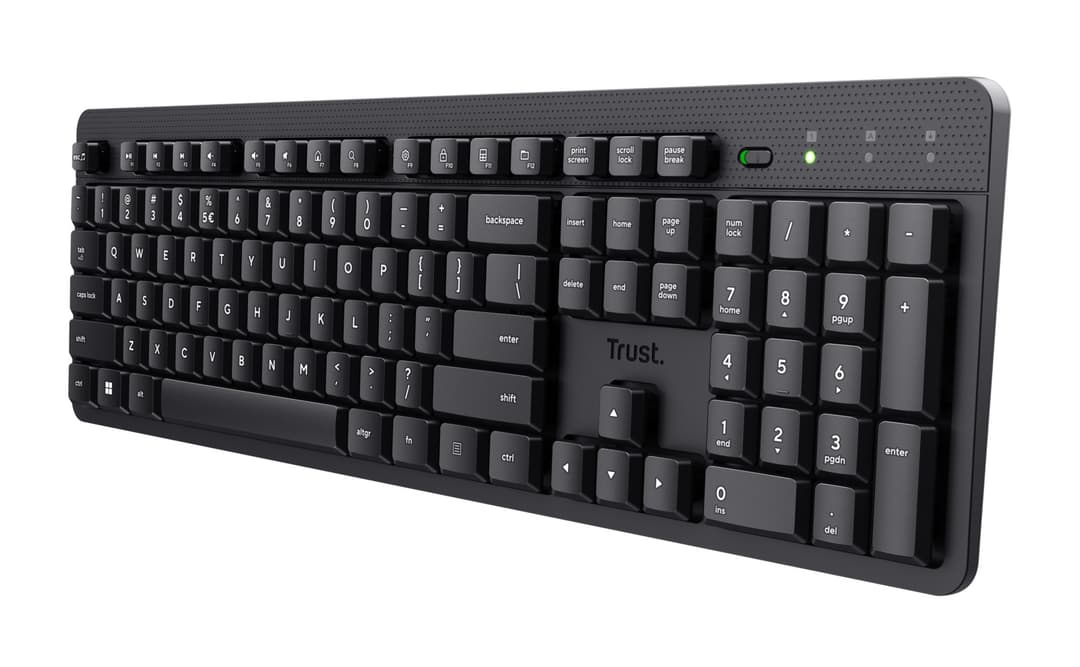 Trust Ody II Silent keyboard Office RF Wireless QWERTY UK English Black - Image 1