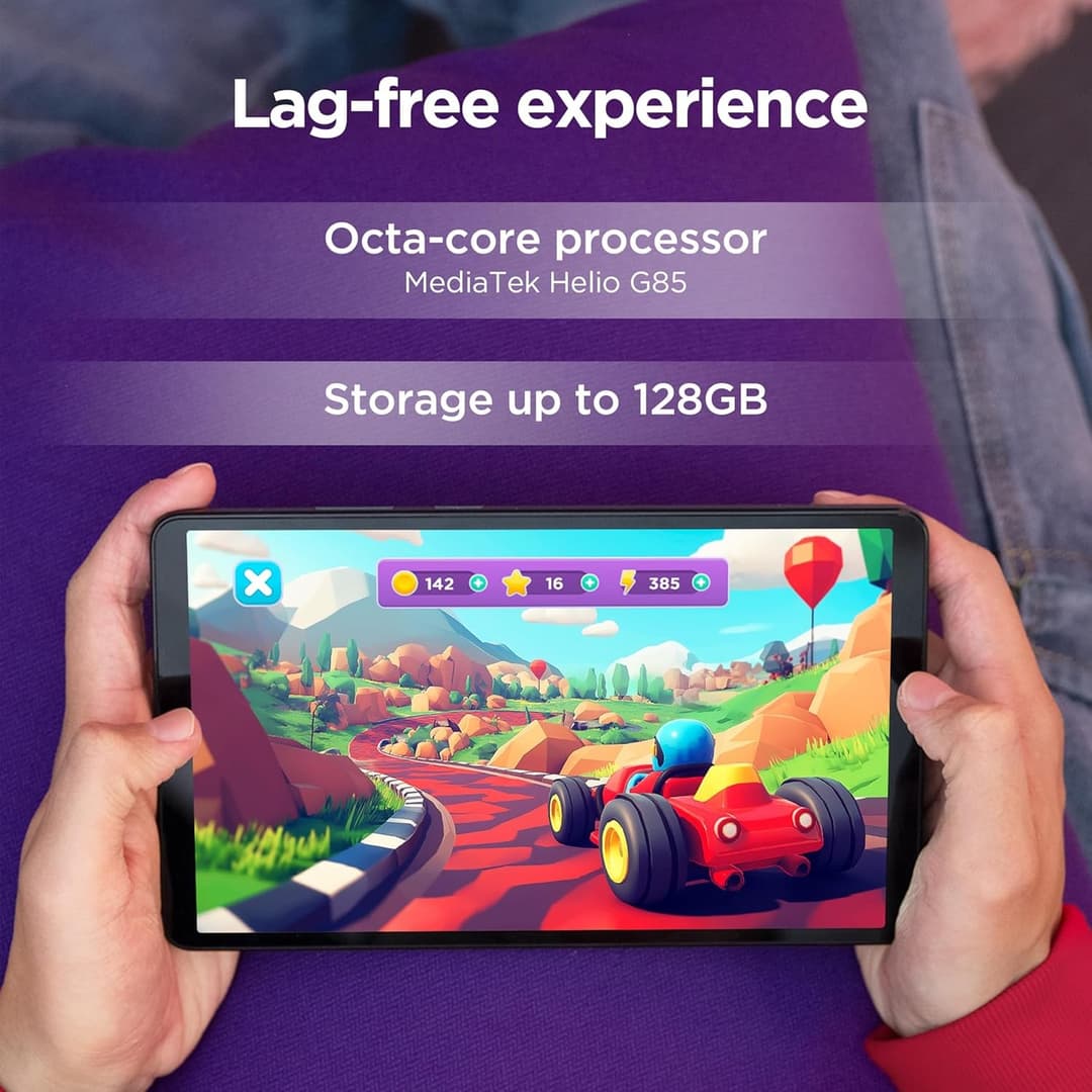 Lenovo Tab One 8.7" 64GB Tablet Luna Grey - Image 7