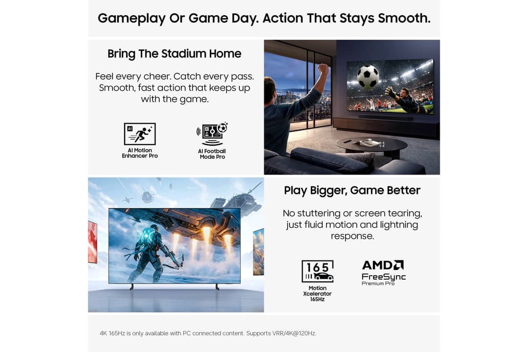 Samsung 85" Micro RGB R95H 4K Vision AI Smart TV (2026) - Image 3