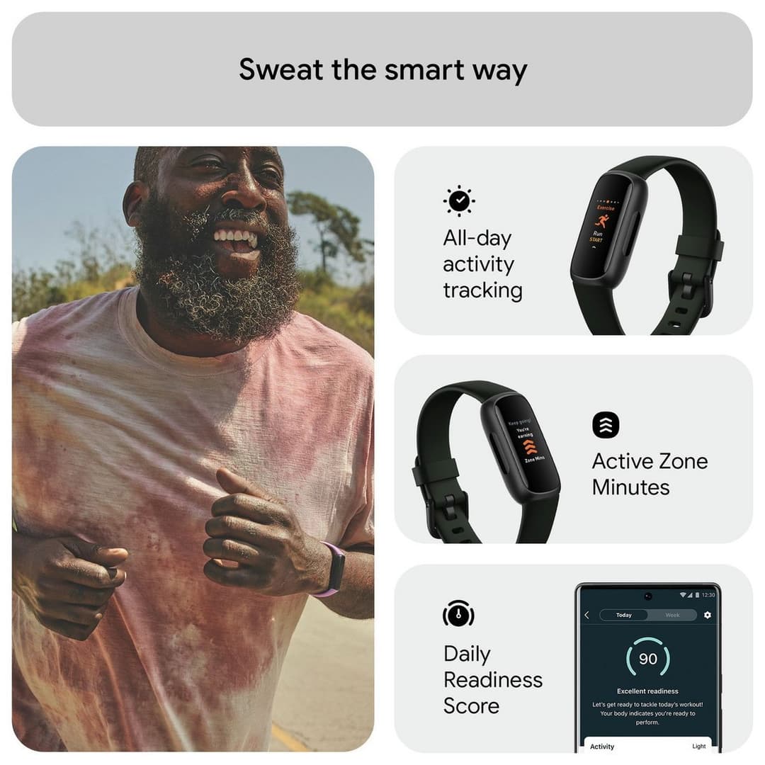 Fitbit Inspire 3 Activity Tracker Black - Image 4