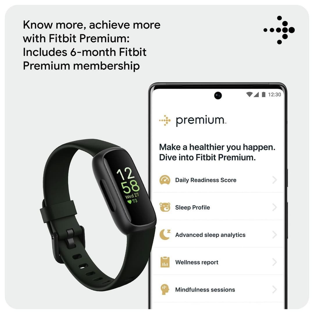 Fitbit Inspire 3 Activity Tracker Black - Image 9
