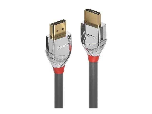 Lindy Cromo Line High Speed HDMI 2.0 Cable with Ethernet 4K 60Hz 0.5m - Grey - Image 3
