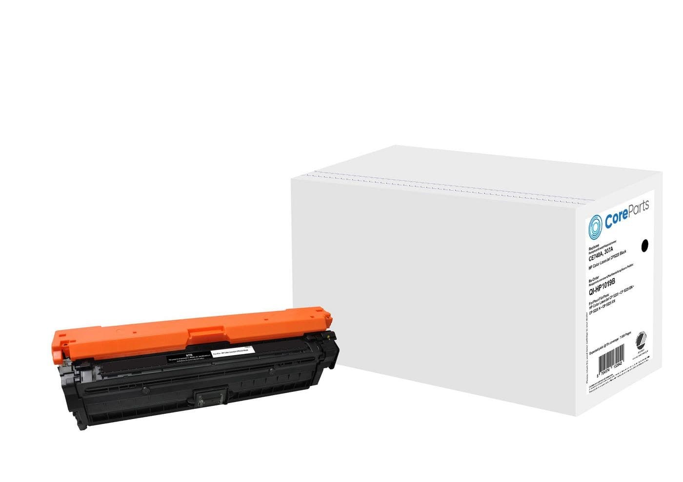 CoreParts QI-HP1019B Compatible Toner Black CE740A 7,000 Pages for HP Color LaserJet CP5225/CP5225n/CP5225dn/CP5225xh (307A)