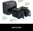 Ninja Foodi MAX Dual Zone AF400UK 9.5L 2-Drawer Air Fryer 2470W Black thumbnail 2