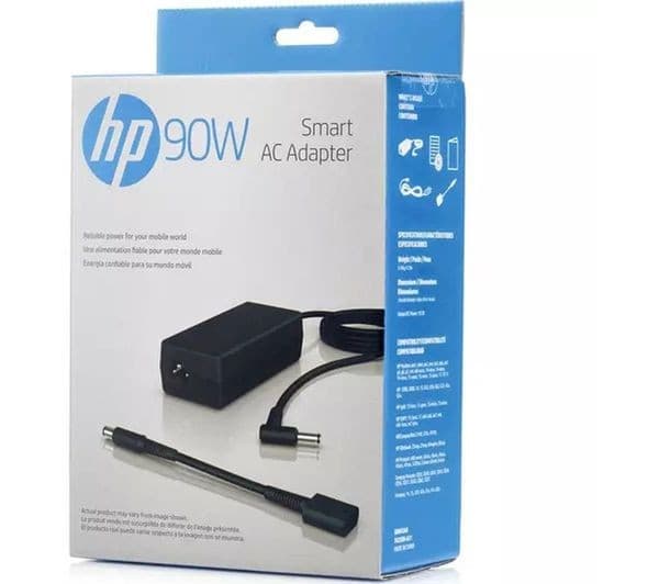 HP 90W Smart Laptop Power Adapter Black - Image 2