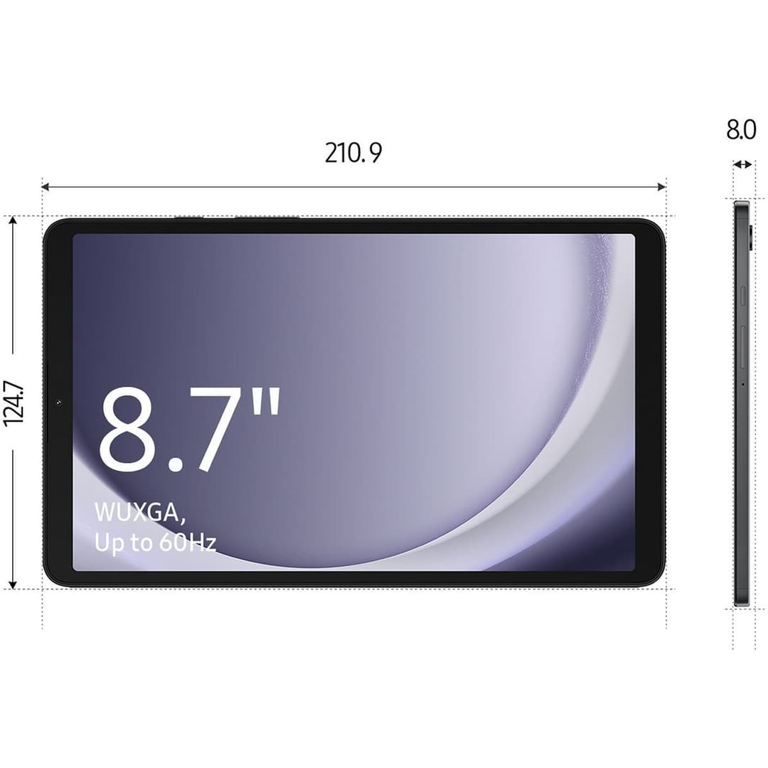 Samsung Galaxy Tab A9 8in 64GB Wi-Fi Tablet - Grey - Image 3