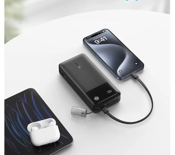 Anker Power Bank 20,000mAh 30W 3-Port - Black - Image 4