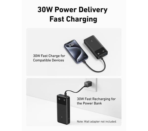 Anker Power Bank 20,000mAh 30W 3-Port - Black - Image 9