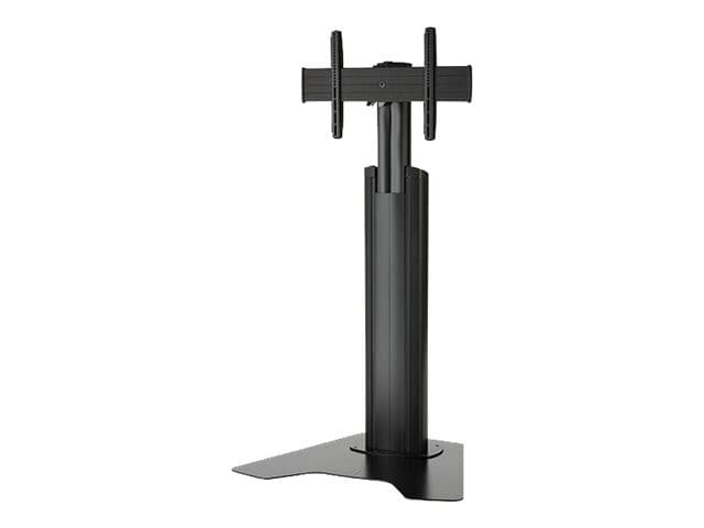Chief Fusion Medium Height-Adjustable Floor Stand Black - Image 1