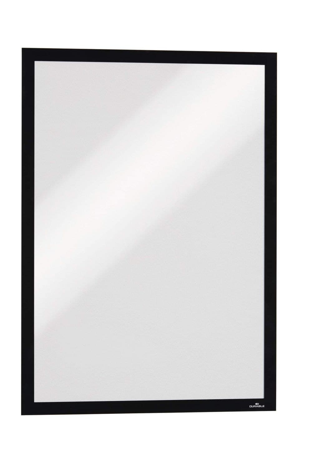 Durable DURAFRAME Magnetic Document Signage Frame PK5 A3 Black - Image 1