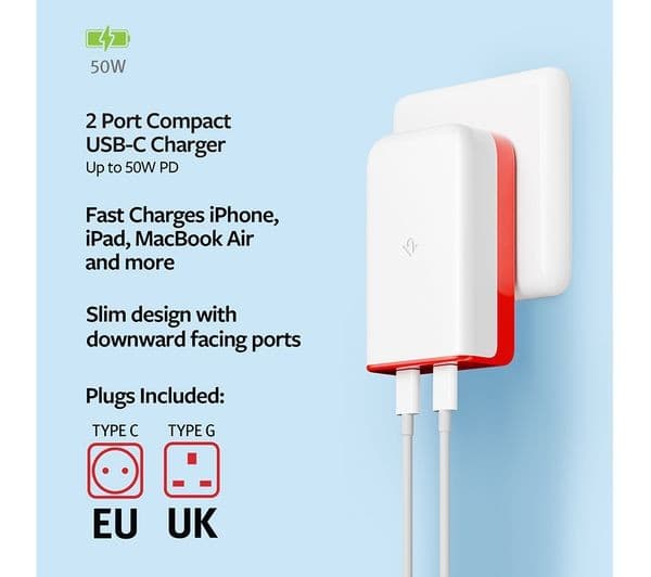 TWELVE SOUTH PlugBug 50 W USB Type-C Charger - Image 2
