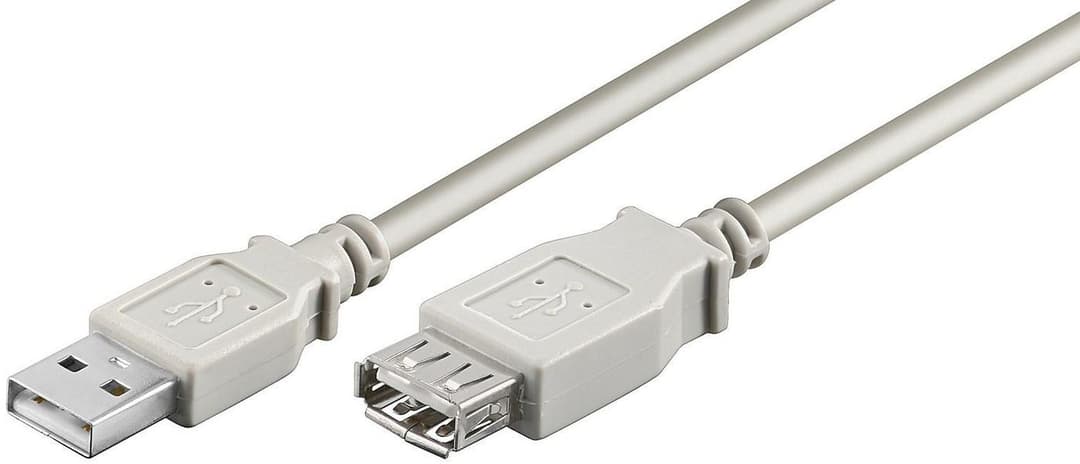 USB2.0 Extension A-A 0,1m M-F - Image 1