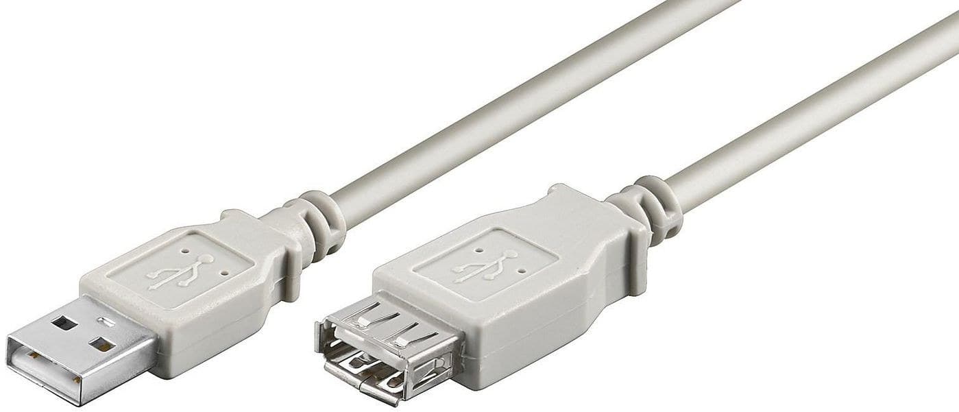 USB2.0 Extension A-A 0,1m M-F