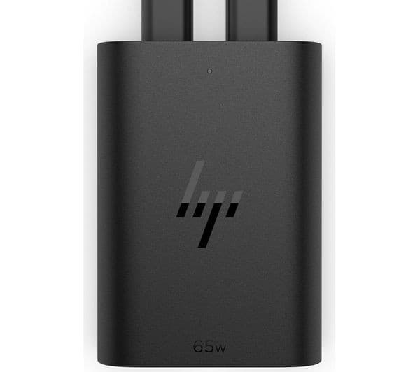 HP 600Q7AA Charger USB-C 65W Black - Image 1