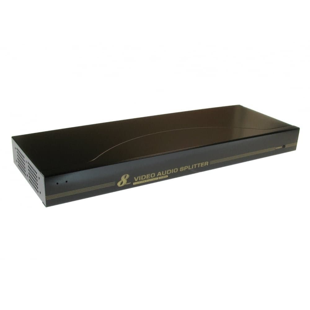 Newlink 8 Port way rack Mount VGA splitter con audio robusto alloggiamento in metallo