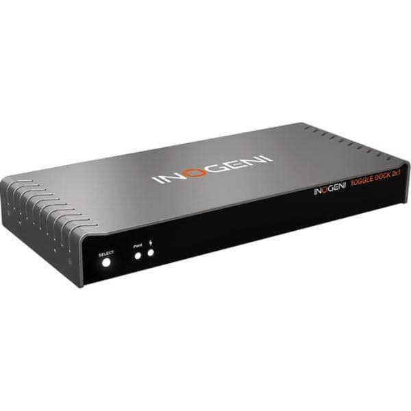 TOGGLE DOCK 2X1 2 Host Toggle Dock 2 x 1 KVM Switch, Black