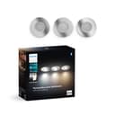 Philips Hue White Ambiance Adore Recessed Spot, 3 Pack - Silver, Polished thumbnail 1