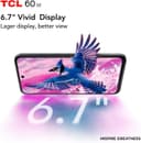 TCL 60 SE 4G 512GB 8GB RAM Dual SIM Smartphone - Obsidian Black thumbnail 3