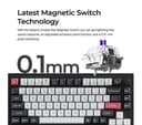 KEYCHRON Q1 HE Wireless Mechanical Gaming Keyboard - Carbon Black thumbnail 10