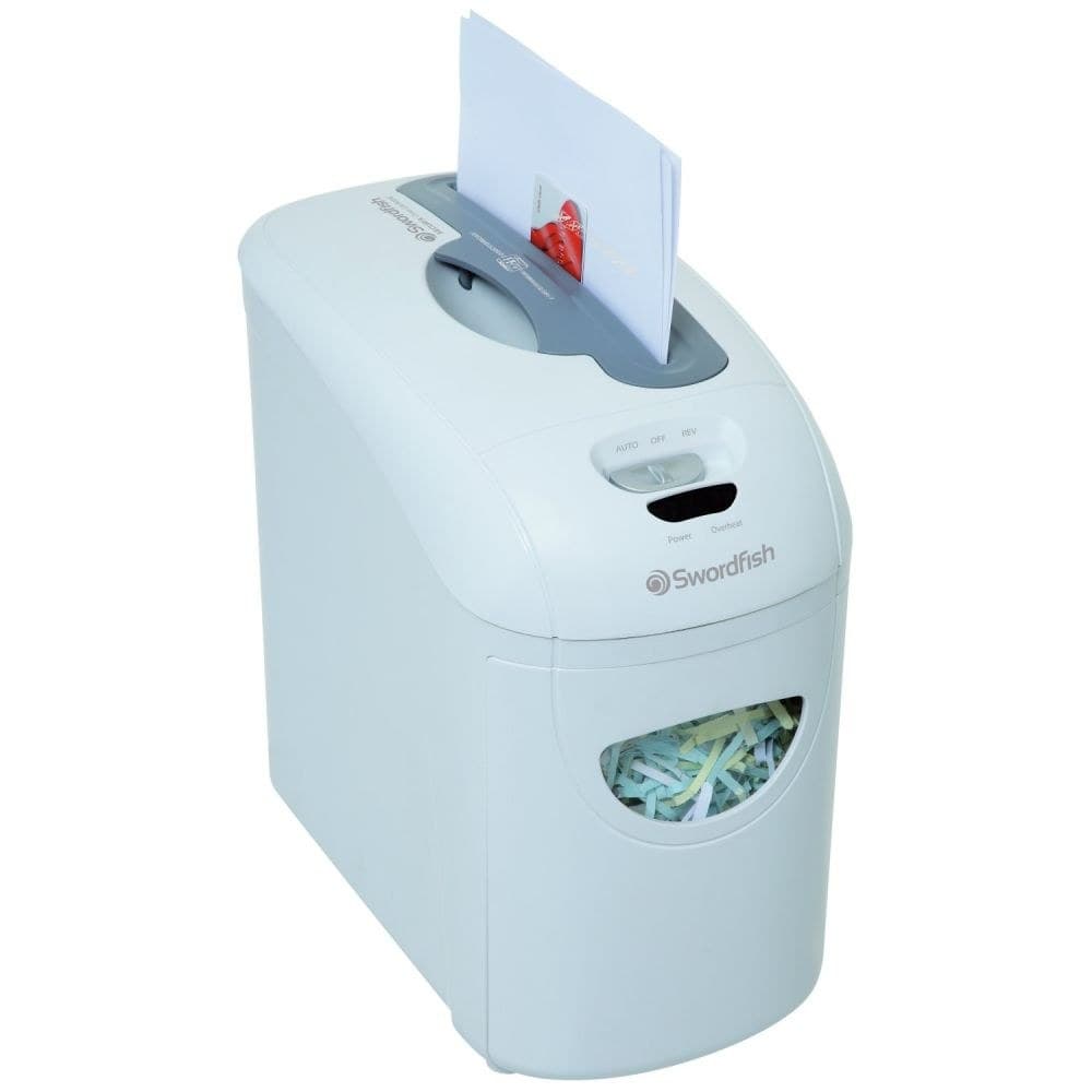 Swordfish 800XC SECURIA Cross Cut Shredder White - Image 1