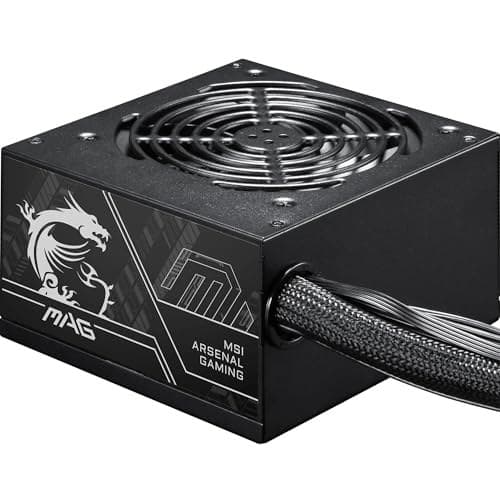 MSI MAG A650BN PCIE5 II 650W 80 PLUS Bronze ATX 3.1 Power Supply - Image 2