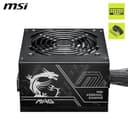 MSI MAG A650BN PCIE5 II 650W 80 PLUS Bronze ATX 3.1 Power Supply thumbnail 5