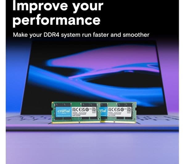 CRUCIAL DDR4 3200 MHz Laptop RAM - 32 GB - Image 3