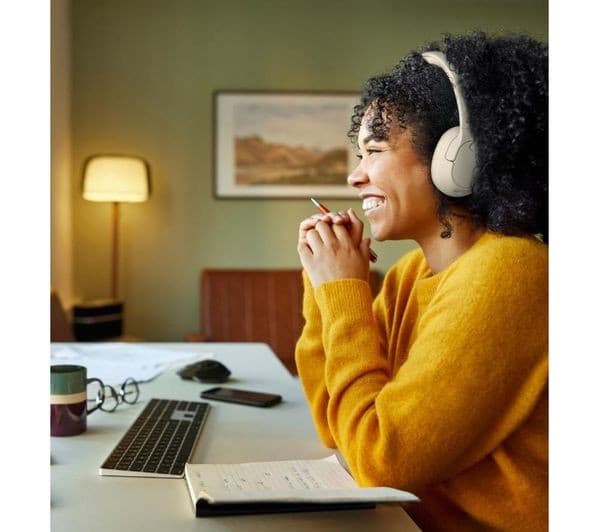 Belkin SoundForm Isolate Wireless Bluetooth Noise-Cancelling Over-Ear Headphones - Sand - Image 2