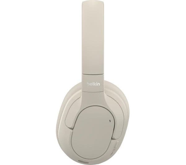 Belkin SoundForm Isolate Wireless Bluetooth Noise-Cancelling Over-Ear Headphones - Sand - Image 8