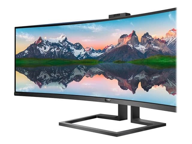 Philips Brilliance P-line 499P9H 49" Curved 32:9 Dual QHD 5120 x 1440 Monitor with USB-C Dock & Pop-up Webcam Textured Black - Image 10