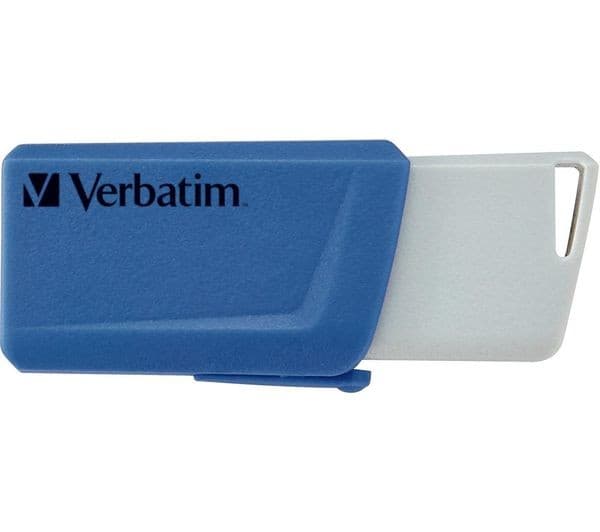 Verbatim Store 'n' Click USB 3.2 Gen 1 Flash Drive 16GB - Pack of 3 (Red, Blue & Yellow) - Image 2