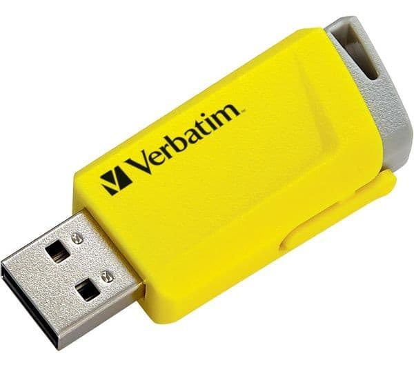 Verbatim Store 'n' Click USB 3.2 Gen 1 Flash Drive 16GB - Pack of 3 (Red, Blue & Yellow) - Image 8