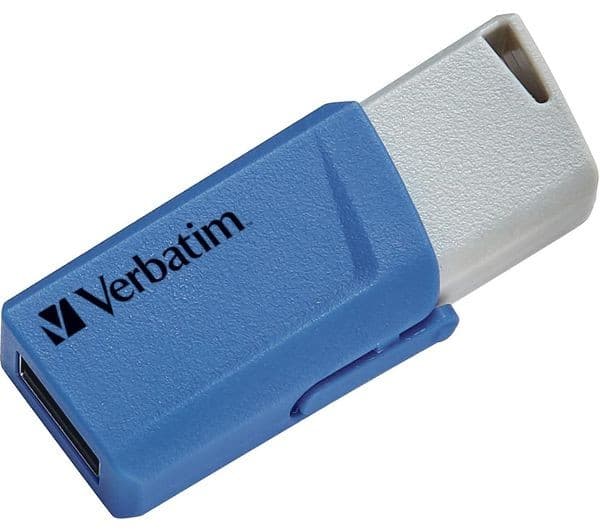 Verbatim Store 'n' Click USB 3.2 Gen 1 Flash Drive 16GB - Pack of 3 (Red, Blue & Yellow) - Image 9