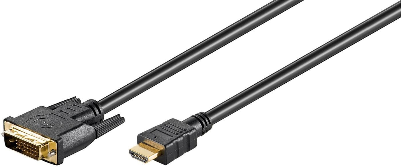 HDMI 19 - DVI-D M-M Cable 1.8m