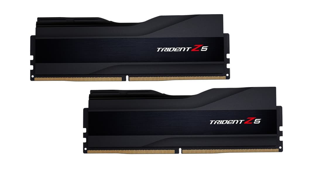 G.Skill Trident Z5 32 GB (2 x 16 GB) DDR5 6400MHz CL32 Memory Kit - Black (F5-6400J3239G16GX2-TZ5K) - Image 1