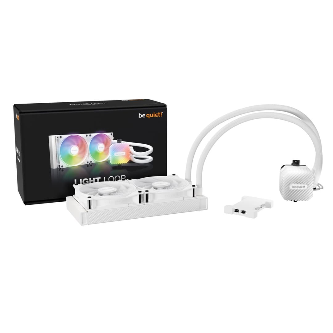 be quiet! Light Loop 240mm AIO CPU Liquid Cooler - White - Image 2
