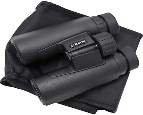 Clarity 10x26 Rubberised Compact Binoculars - Black - Image 3