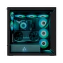 Arctic Xtender ARGB Tempered Glass w/ Vertical GPU Mount Mid Tower PC Case - Black thumbnail 6