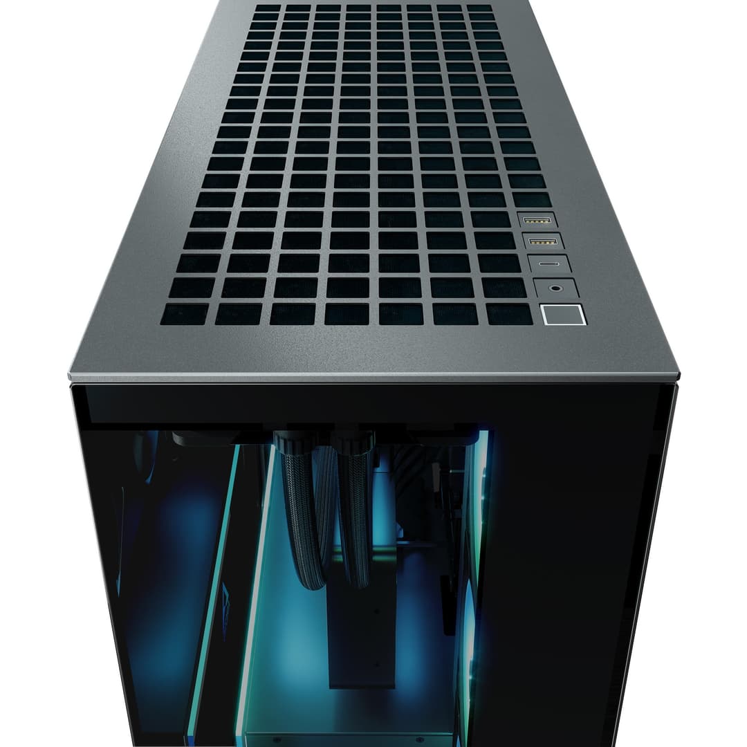 Arctic Xtender ARGB Tempered Glass w/ Vertical GPU Mount Mid Tower PC Case - Black - Image 7