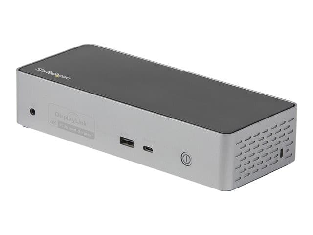 StarTech.com DK31C4DPPDUE USB-C Docking Station - Quad Monitor 4K 60Hz, 4x DisplayPort & 4x HDMI, 100W Power Delivery, Gigabit Ethernet - Image 3