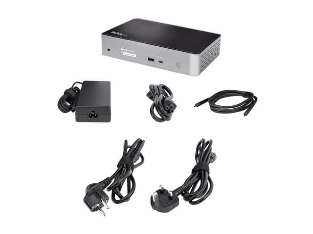 StarTech.com DK31C4DPPDUE USB-C Docking Station - Quad Monitor 4K 60Hz, 4x DisplayPort & 4x HDMI, 100W Power Delivery, Gigabit Ethernet - Image 7